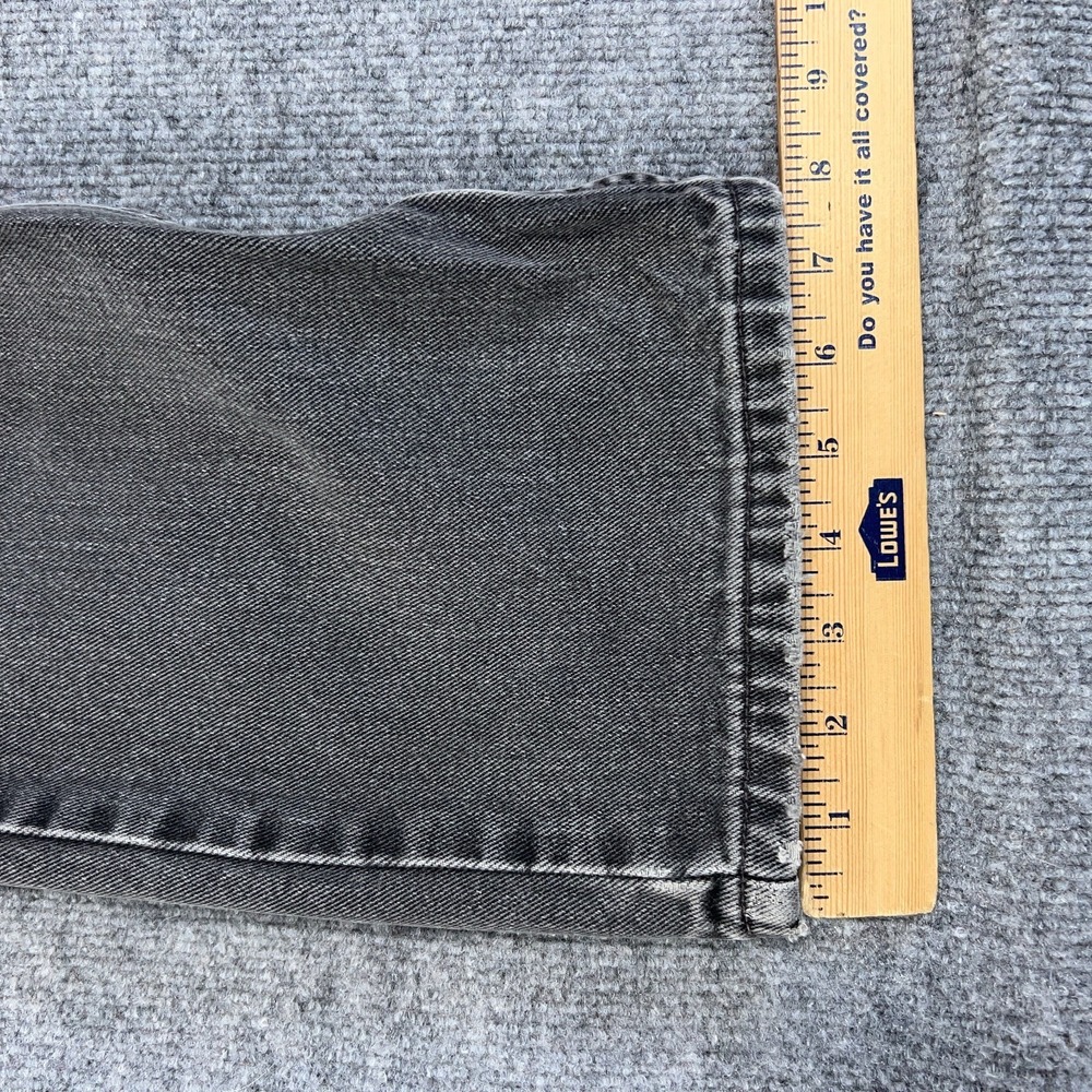 Vintage Levis 505 Jean Men 34x30 Black Regular Straight Fade Made in USA 90s Y2K - Picture 2 of 10